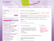 Tablet Screenshot of fleursdencre5-prof.hachette-education.com