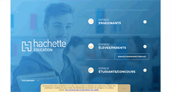 Desktop Screenshot of hachette-education.fr
