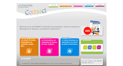 Desktop Screenshot of connect-prof.hachette-education.com
