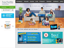 Tablet Screenshot of eleves.hachette-education.com